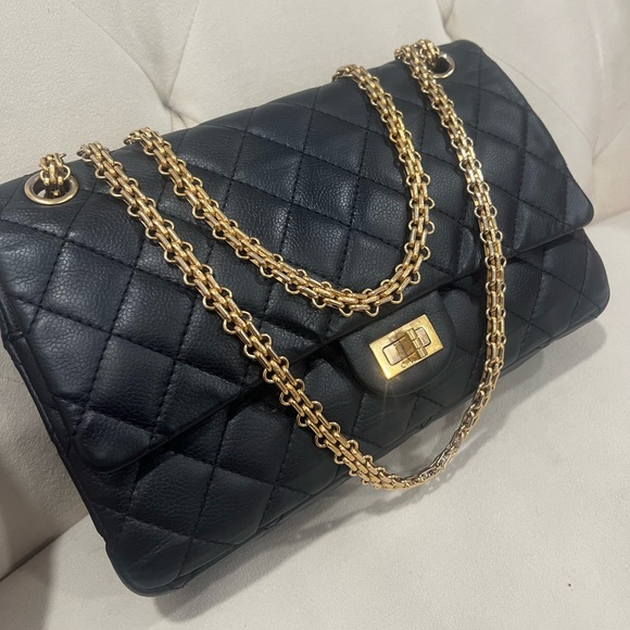 Chanel Double Flap Calfskin Reissue 2.55 Medium Bag - Picture 2 of 12